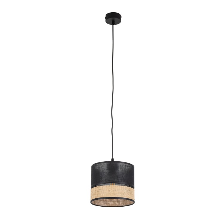Suspension Paglia 1 lumière – noir – en métal – style moderne