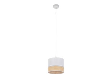 Suspension Paglia 1 lumière – blanc – en métal – style moderne