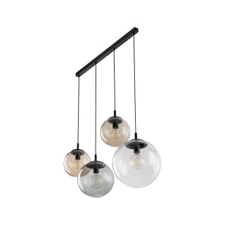 Suspension Esme 4 lumières – noir – en métal – style moderne et chic