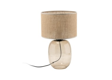 Veilleuse Melody 1 lumière – topaze – en métal et verre – style moderne