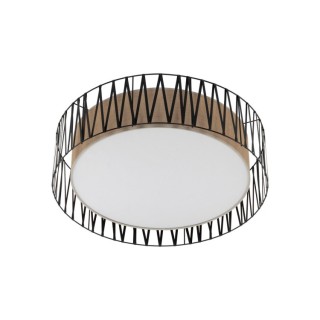 Plafonnier Harmony 4 lumières – noir – en métal – style moderne