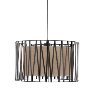 Suspension Harmony 3 lumières – noir – en plastique – style moderne