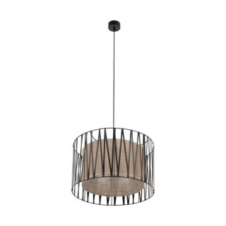Suspension Harmony 3 lumières – noir – en plastique – style moderne