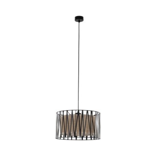 Suspension Harmony 1 lumière – noir – en plastique – style moderne