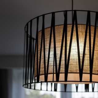 Suspension Harmony 1 lumière – noir – en plastique – style moderne