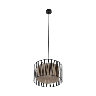 Suspension Harmony 1 lumière – noir – en plastique – style moderne