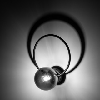 Applique murale Anabelle 1 lumière – noir – en métal – style moderne