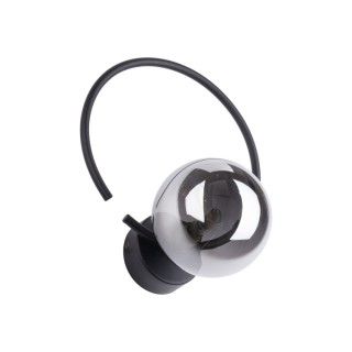 Applique murale Anabelle 1 lumière – noir – en métal – style moderne