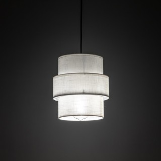 LAMPE SUSPENSION BLANCHE CALISTO 1 200