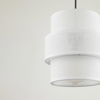 LAMPE SUSPENSION BLANCHE CALISTO 1 200