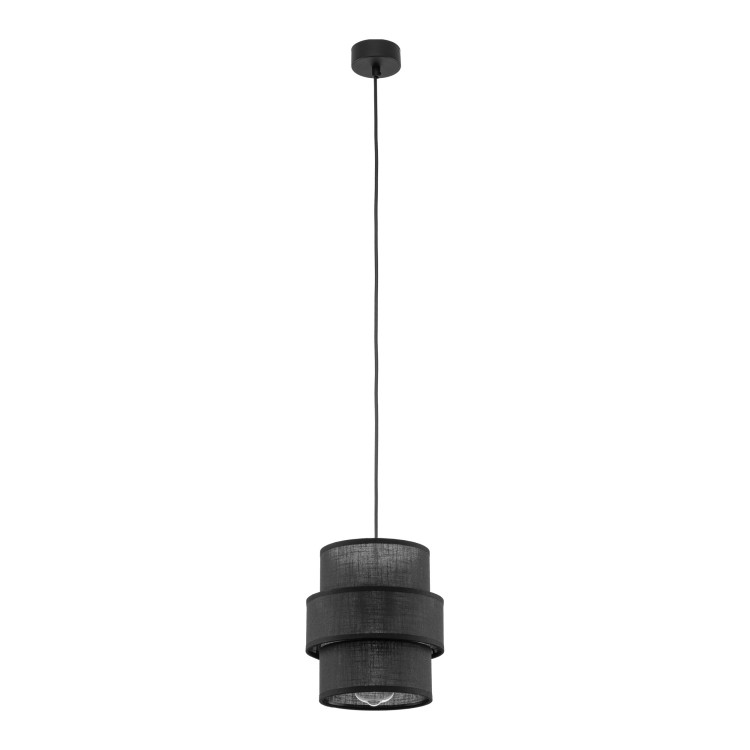 Suspension Calisto 1 lumière – noir – en plastique – style moderne