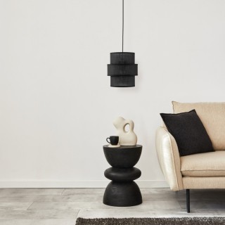 Suspension Calisto 1 lumière – noir – en plastique – style moderne