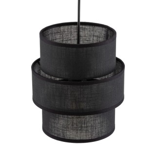 Suspension Calisto 1 lumière – noir – en plastique – style moderne