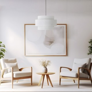 Suspension Calisto 1 lumière – noir – en plastique – style moderne