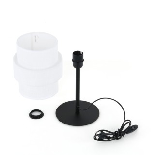 Veilleuse Calisto 1 lumière – noir – en métal – style moderne