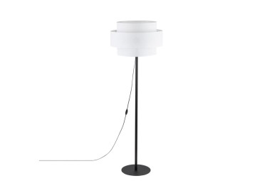 Lampadaire Calisto 1 lumière – noir – en métal – style moderne