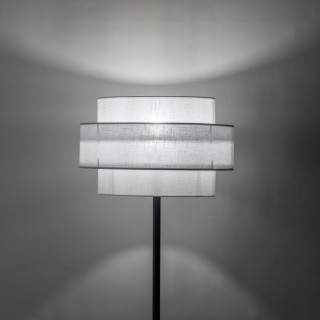 Lampadaire Calisto 1 lumière – noir – en métal – style moderne