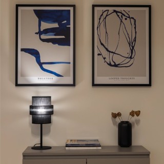 Veilleuse Calisto 1 lumière – noir – en métal – style moderne