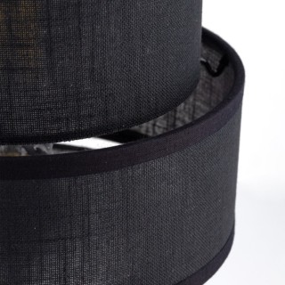 Veilleuse Calisto 1 lumière – noir – en métal – style moderne