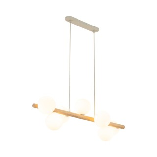 Suspension Estera – pin – en métal et bois – style moderne