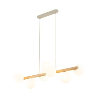 Suspension Estera – pin – en métal et bois – style moderne