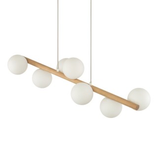 Suspension Estera – pin – en métal et bois – style moderne
