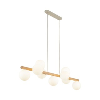 Suspension Estera – pin – en métal et bois – style moderne