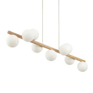 Suspension Estera – pin – en métal et bois – style moderne