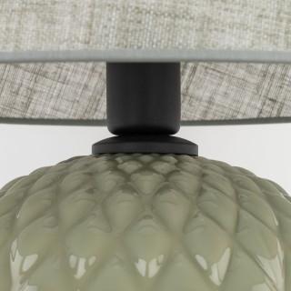 Veilleuse Santana 1 lumière – vert & doré – en métal – style moderne et chic