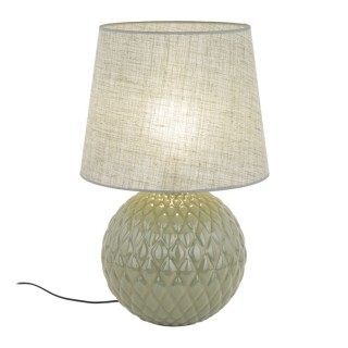 Veilleuse Santana 1 lumière – vert & doré – en métal – style moderne et chic