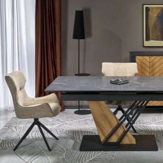 Lampadaire Zing 1 lumière – noir – en métal – style moderne