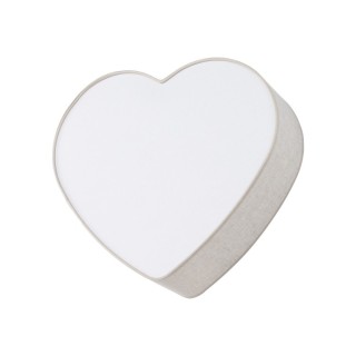Plafonnier Heart 2 lumières – blanc – en métal – style moderne