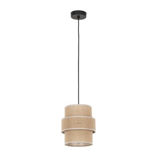 Suspension Calisto 1 lumière – noir – en plastique – style moderne