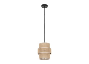 Suspension Calisto 1 lumière – noir – en plastique – style moderne