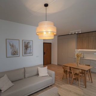 Suspension Calisto 3 lumières – noir – en plastique – style moderne