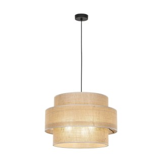 Suspension Calisto 3 lumières – noir – en plastique – style moderne