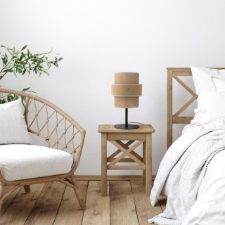 Veilleuse Calisto 1 lumière – noir – en métal – style moderne