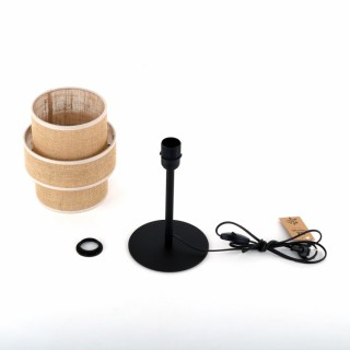 Veilleuse Calisto 1 lumière – noir – en métal – style moderne