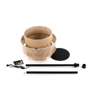 Lampadaire Calisto 1 lumière – noir – en métal – style moderne