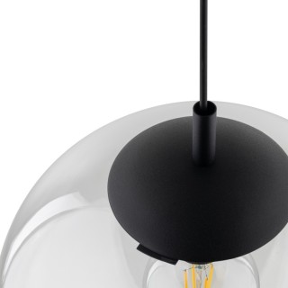 Suspension Esme 1 lumière – noir – en métal – style moderne