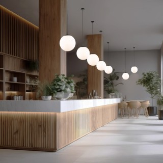 Suspension Esme 1 lumière – noir – en métal – style moderne