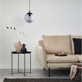 Suspension Esme 1 lumière – noir – en métal – style moderne