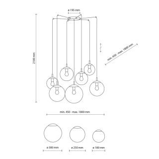 Suspension Esme – noir – en métal – style moderne et chic