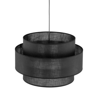 Suspension Calisto 1 lumière – noir – en plastique – style moderne et loft