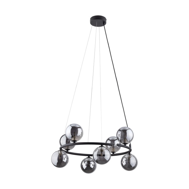 Suspension Anabelle – noir – en métal – style moderne et loft