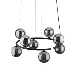 Suspension Anabelle – noir – en métal – style moderne et loft