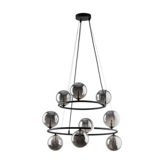 Suspension Anabelle – noir – en métal – style moderne et chic