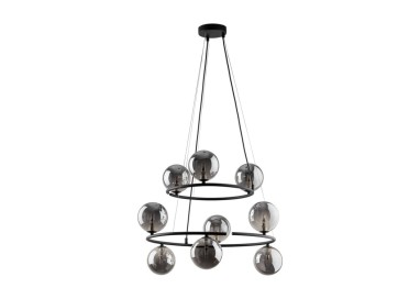 Suspension Anabelle – noir – en métal – style moderne et chic