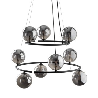 Suspension Anabelle – noir – en métal – style moderne et chic