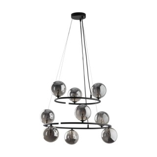 Suspension Anabelle – noir – en métal – style moderne et chic